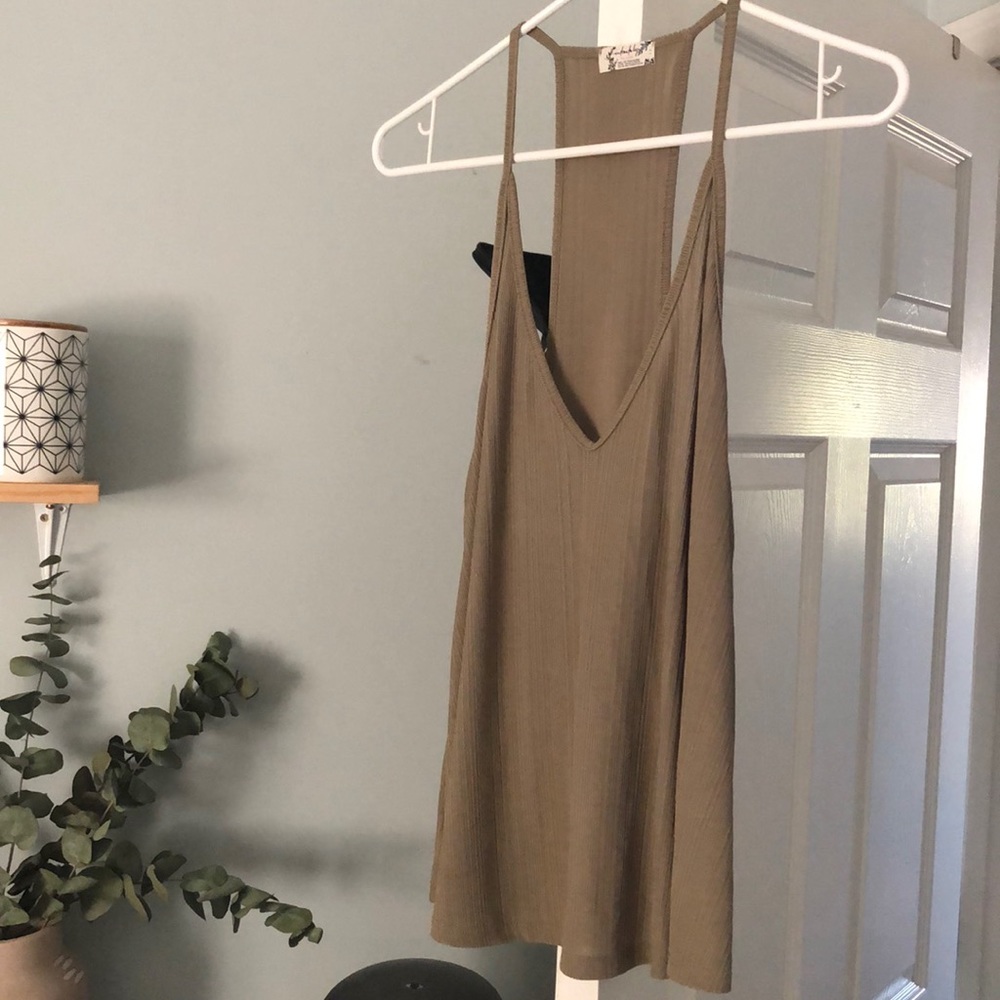 NWOT Free People olive tank